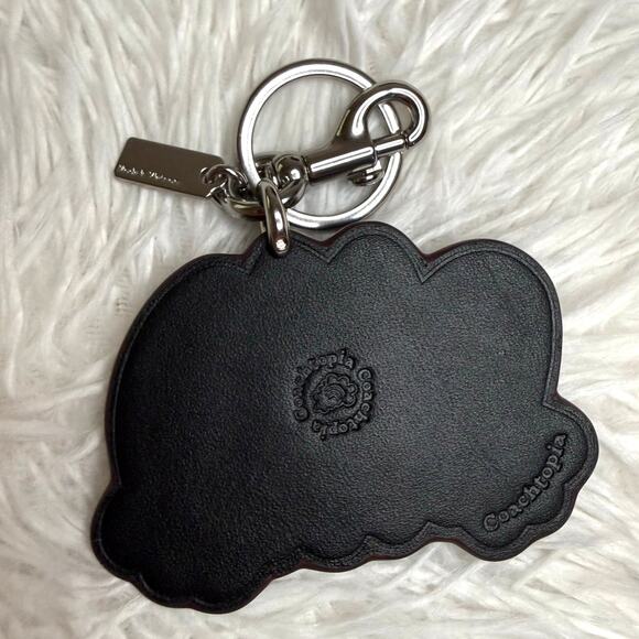 COACH Frog Ring Bag Charm Leather - Picture 2 of 4